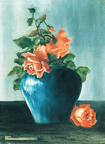 Still Life with Roses Frida Kahlo